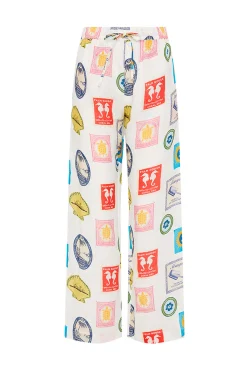 Palm Noosa Hallie Pant - Holiday Stamp