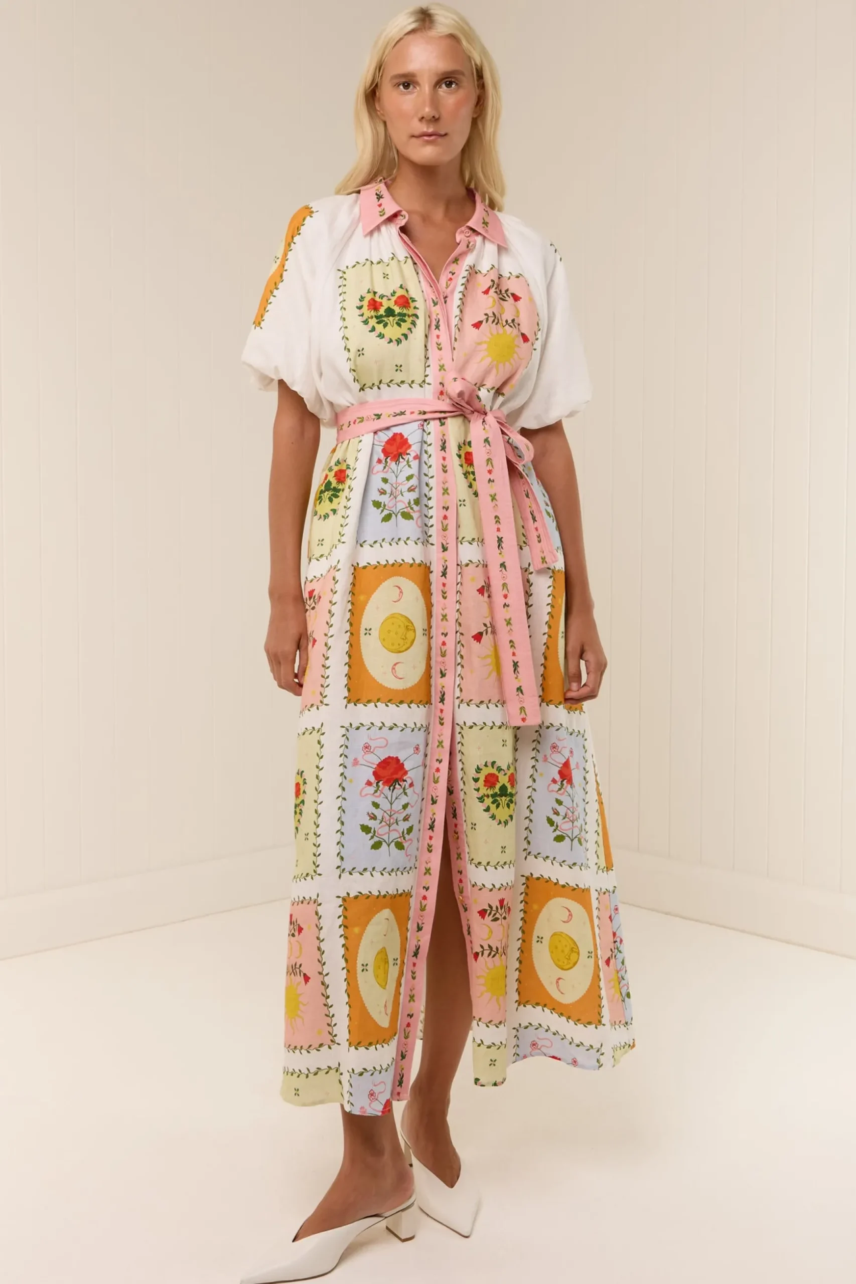 Palm Noosa Marla Dress - Siesta Tile