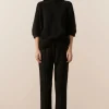 Pol Garcia Cigarette Pant - Black