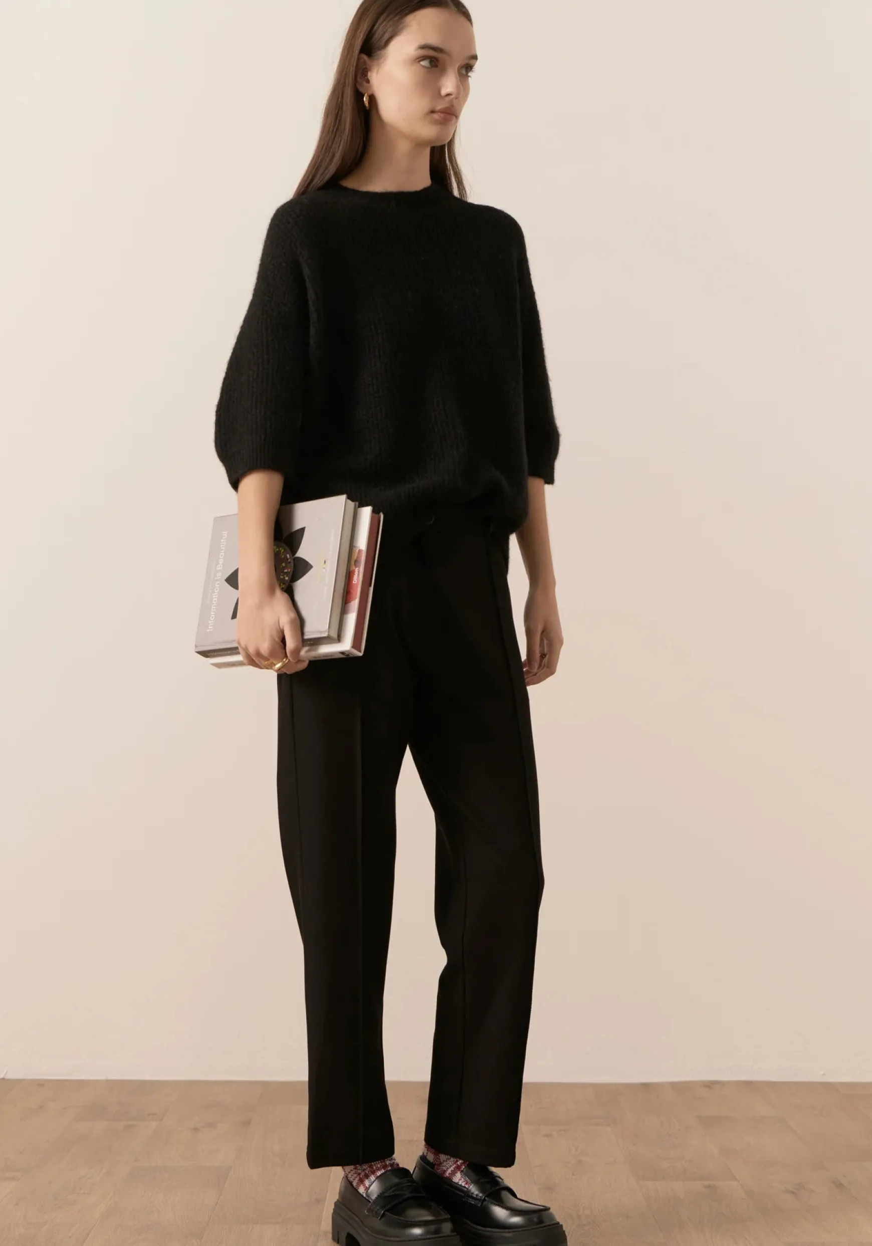 Pol Garcia Cigarette Pant - Black