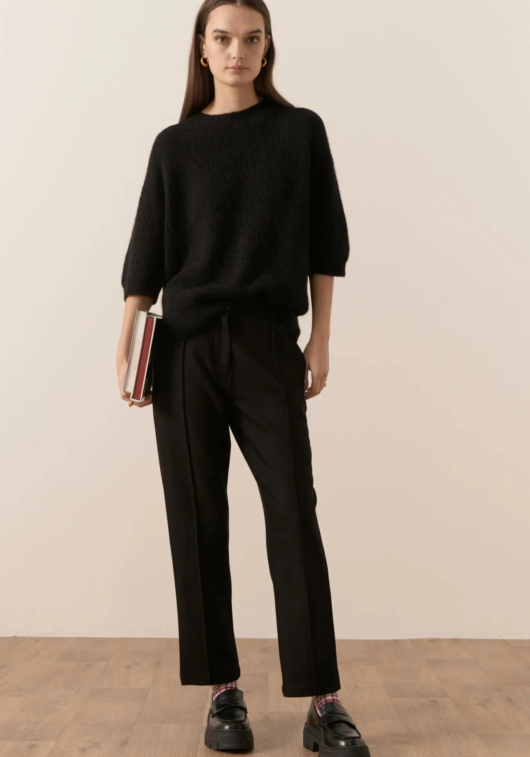 Pol Garcia Cigarette Pant - Black