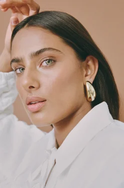 Porter Blob Earrings Maxi - Gold
