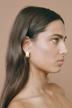 Porter Turtle Earrings - Gold