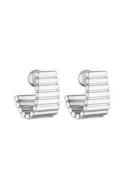 Porter Turtle Earrings - Silver