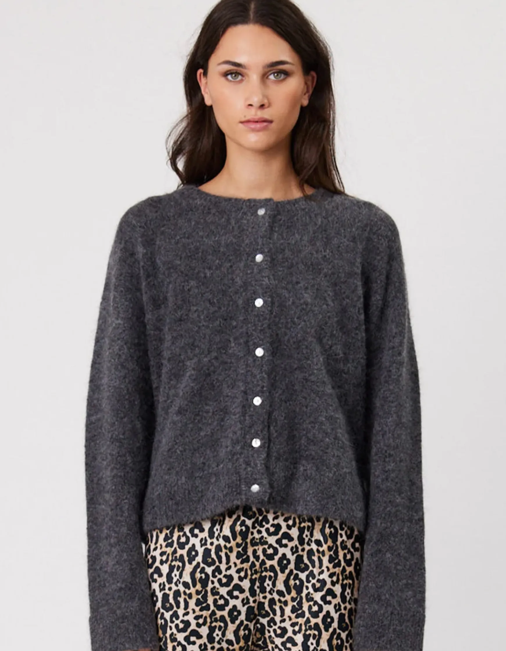 Remain Ryder Cardigan - Charcoal