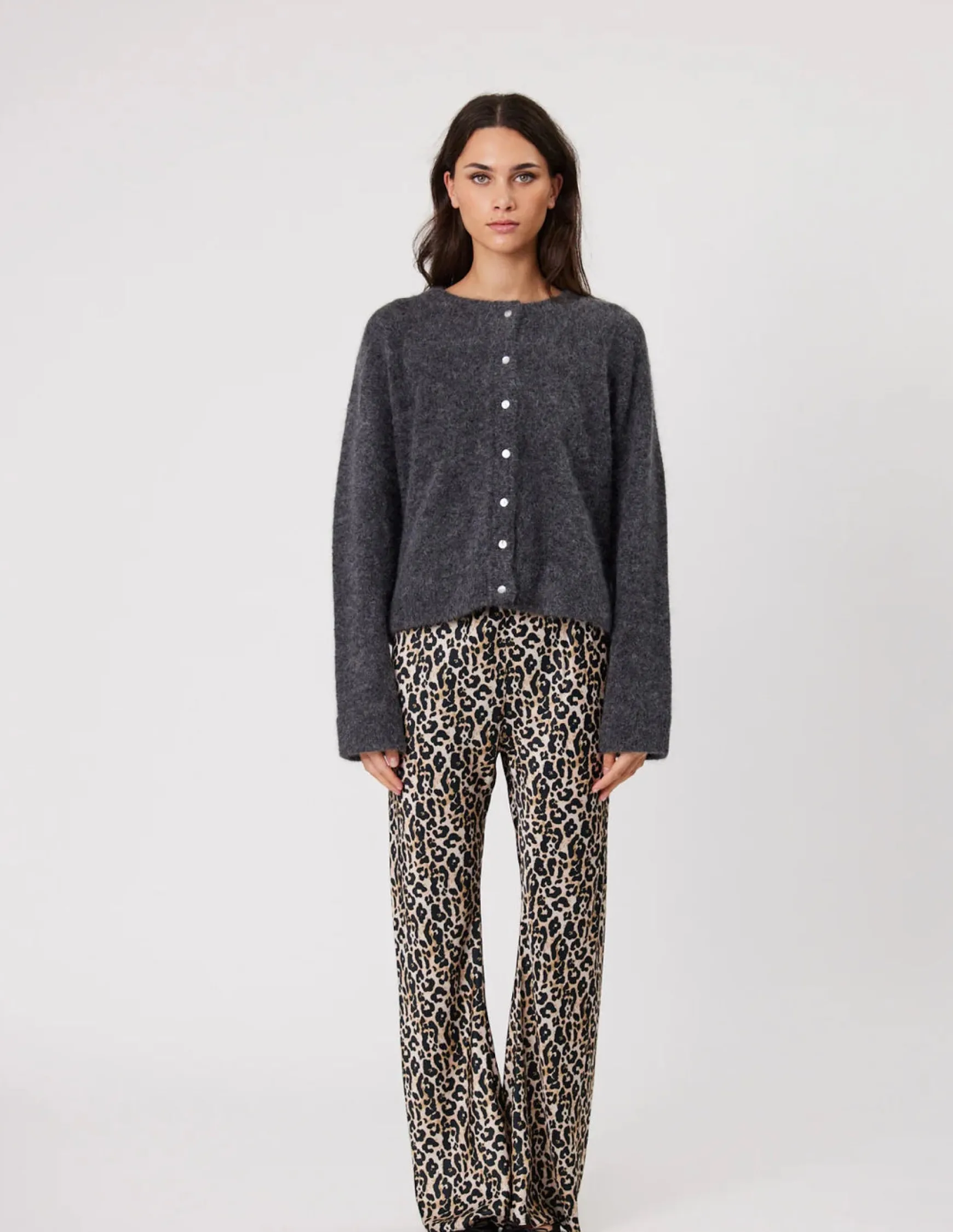 Remain Ryder Cardigan - Charcoal