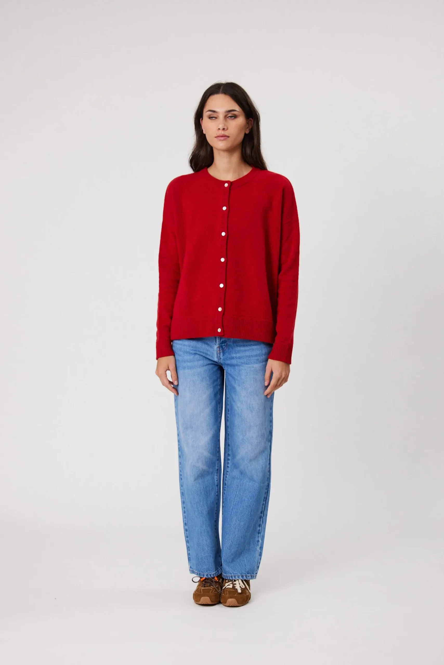Remain Tali Cardigan - Brick