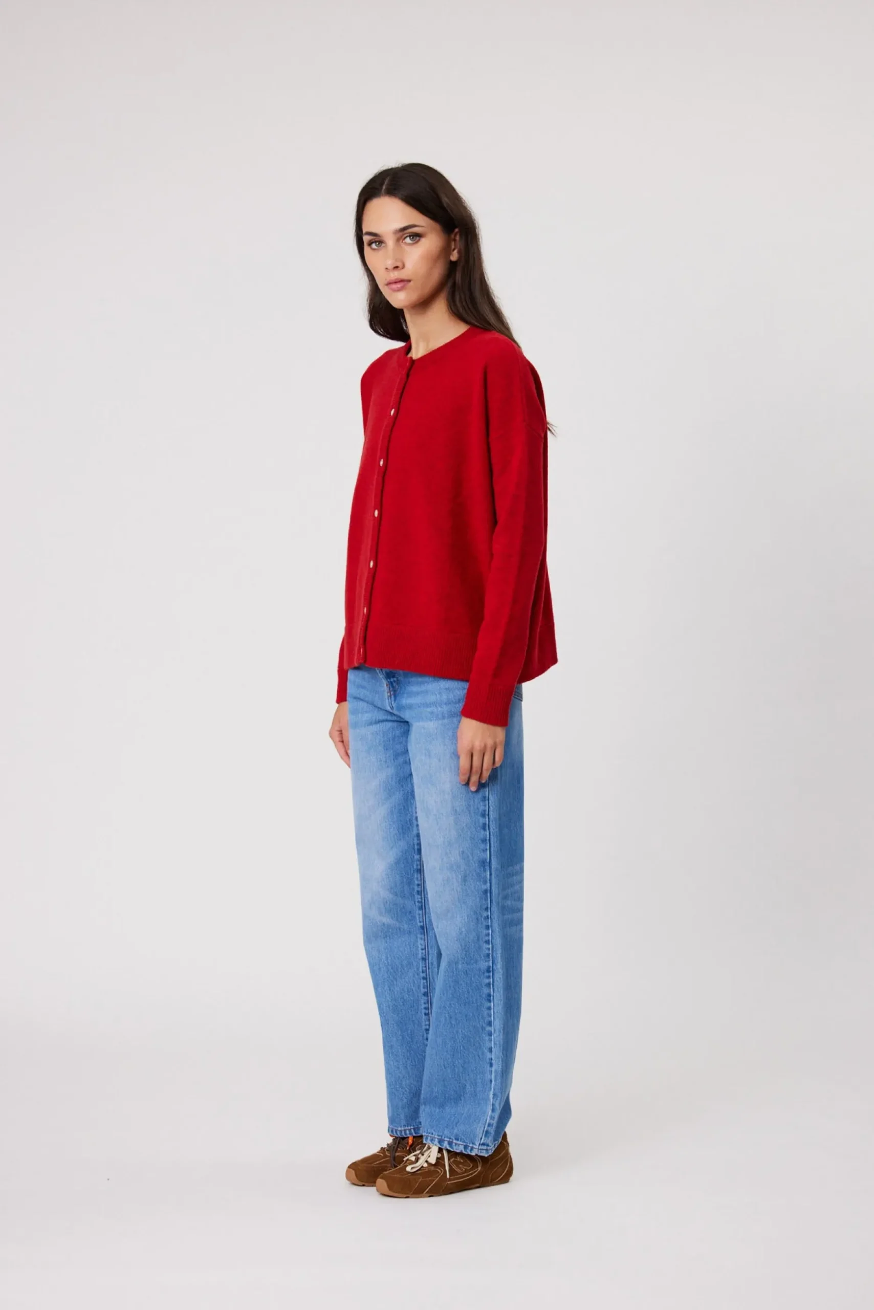 Remain Tali Cardigan - Brick