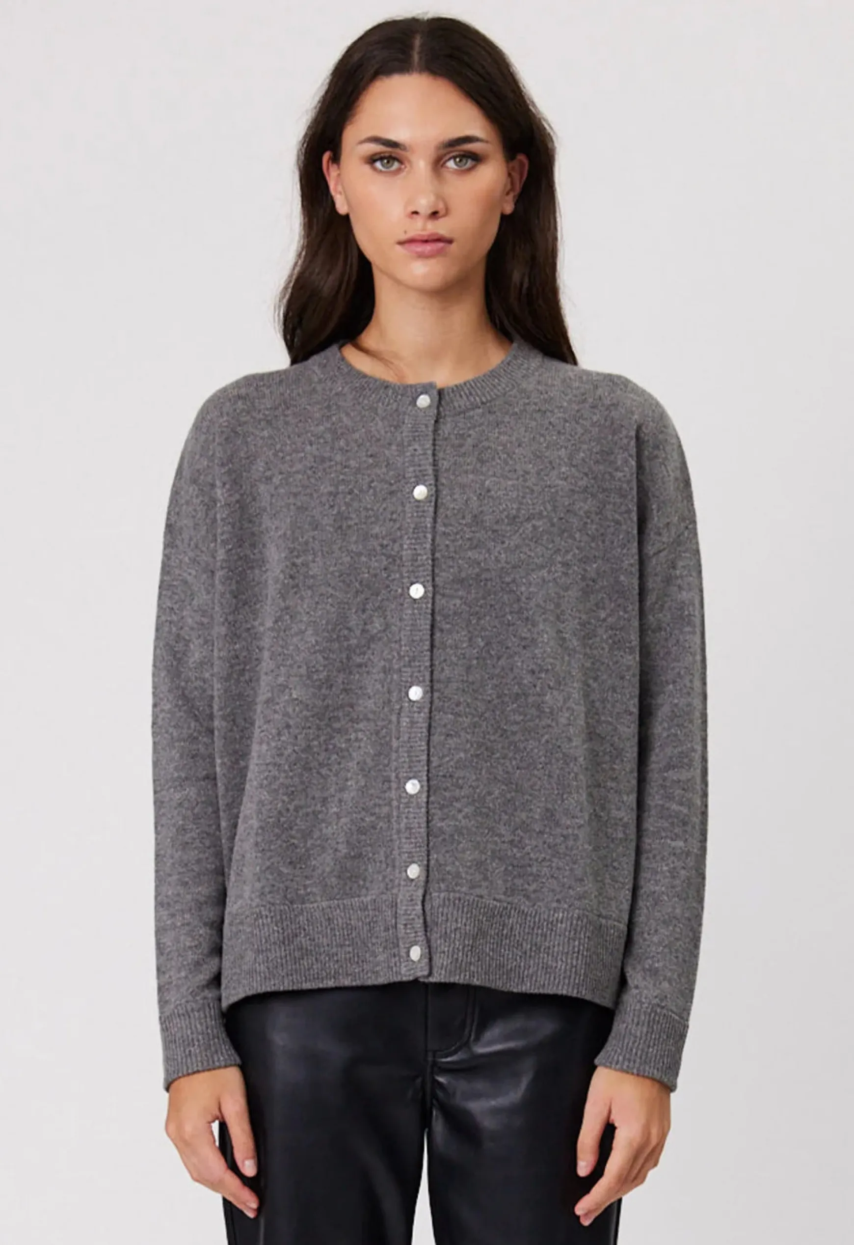 Remain Tali Cardigan - Charcoal