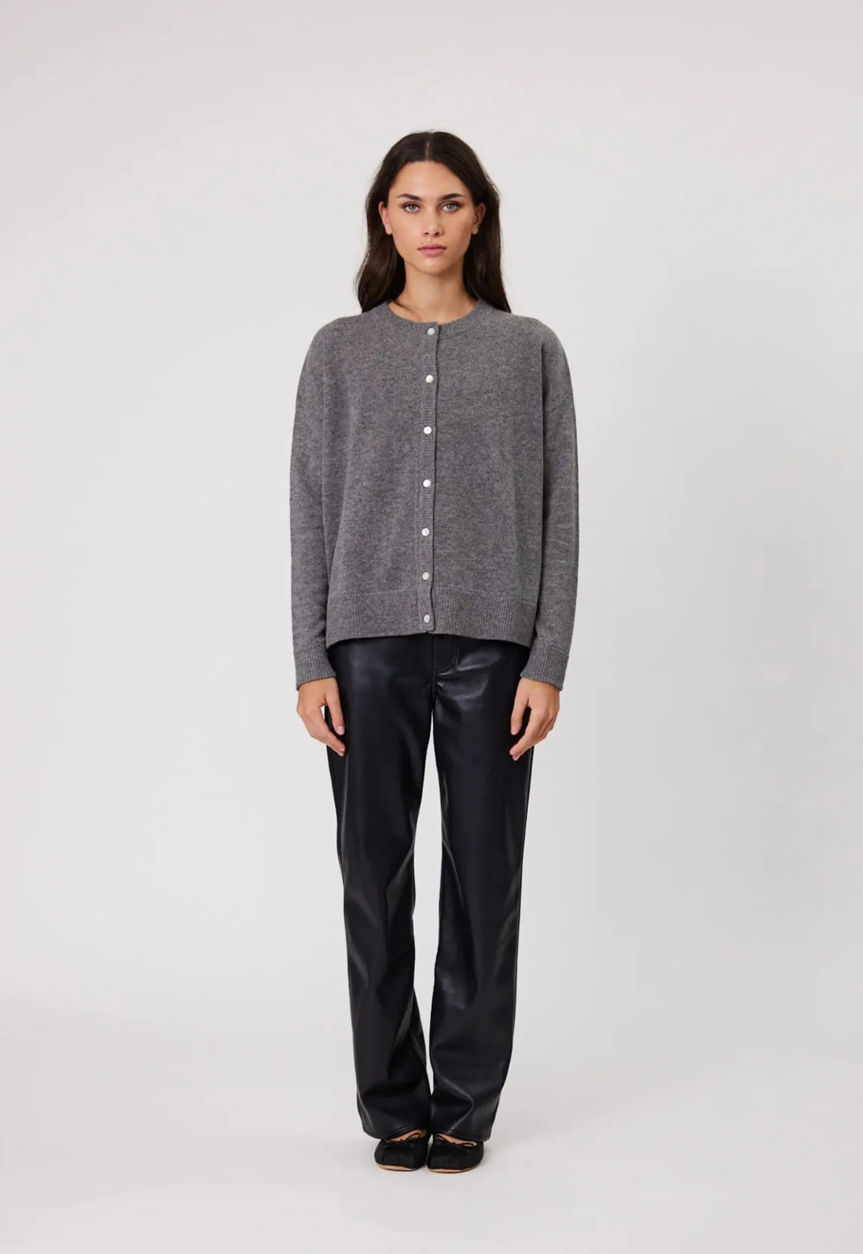 Remain Tali Cardigan - Charcoal