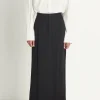 Rory William Docherty Pleated Peg Skirt - Black