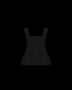Ruby Margie Tie-Back Top - Black