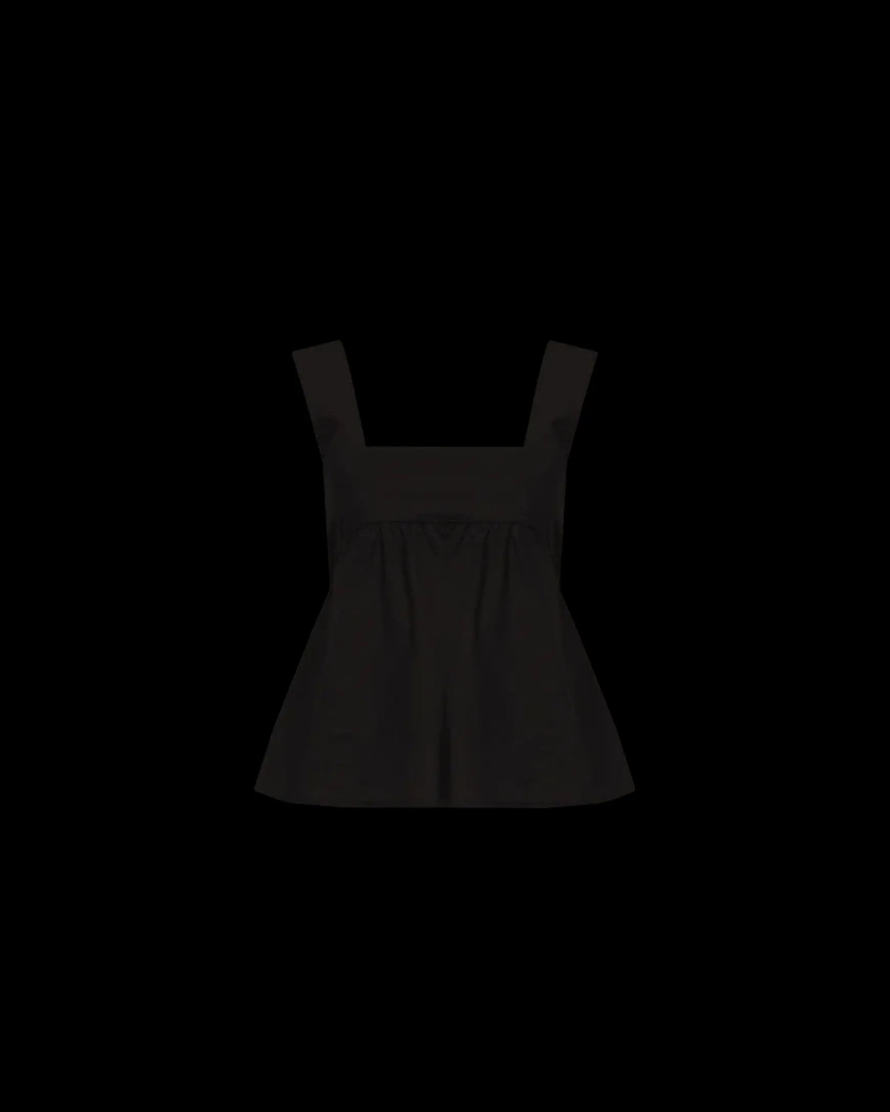 Ruby Margie Tie-Back Top - Black