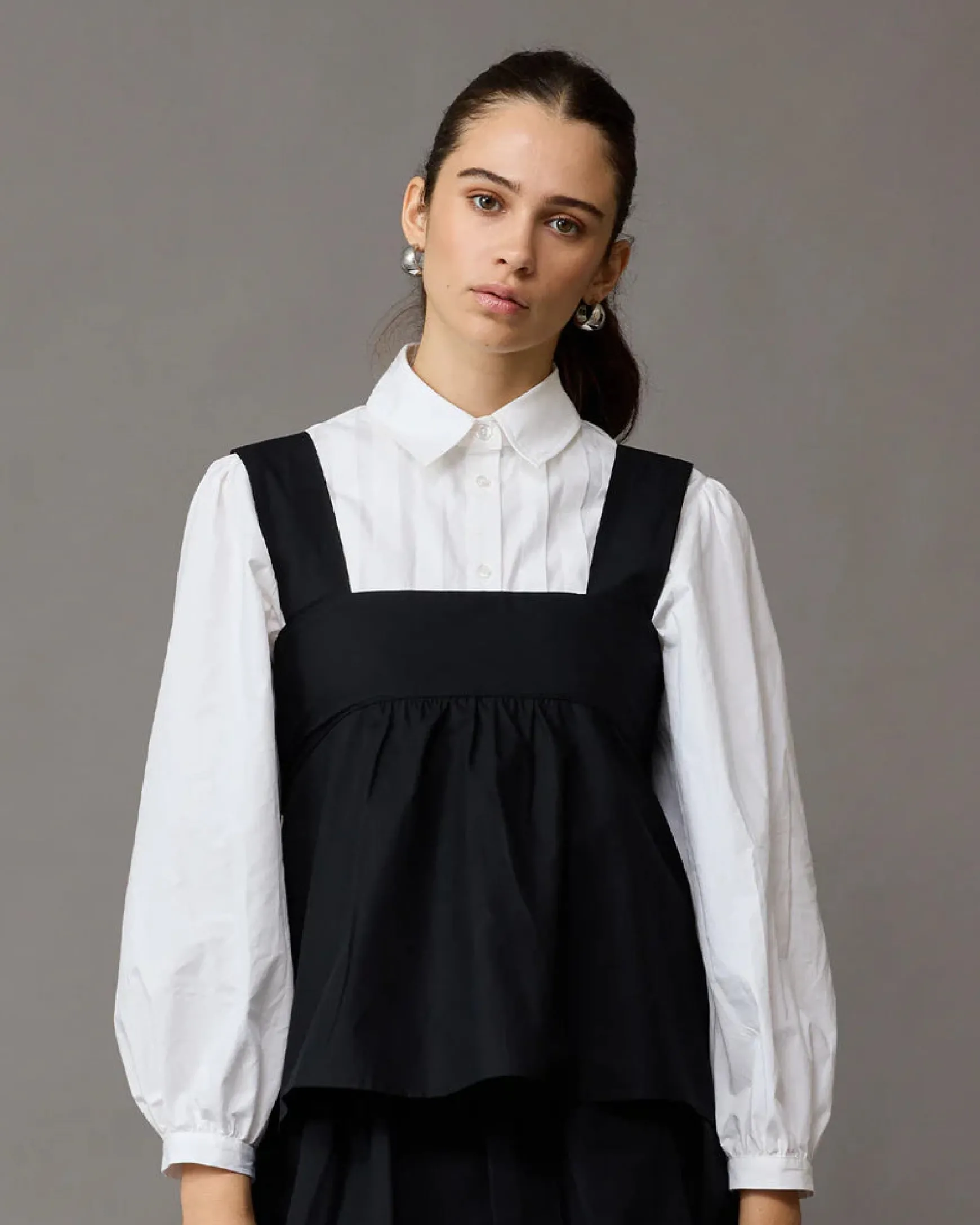 Ruby Margie Tie-Back Top - Black