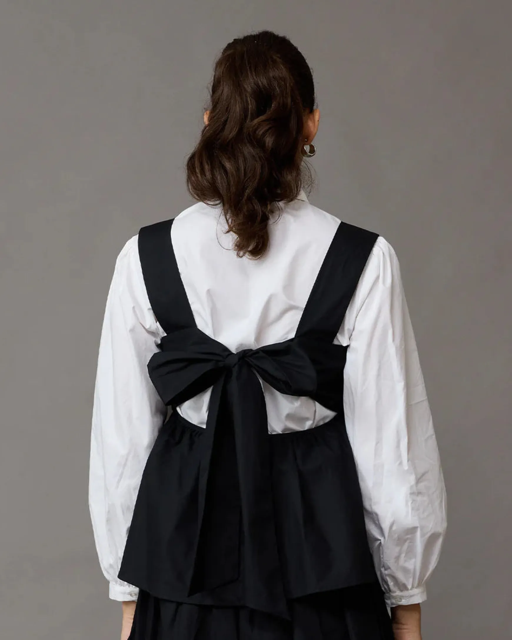 Ruby Margie Tie-Back Top - Black
