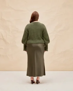 Ruby Matilda Cardigan - Khaki