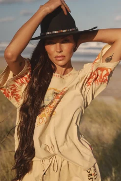 Sabbi The Flaming Cowboy Chido Shorts - Sand