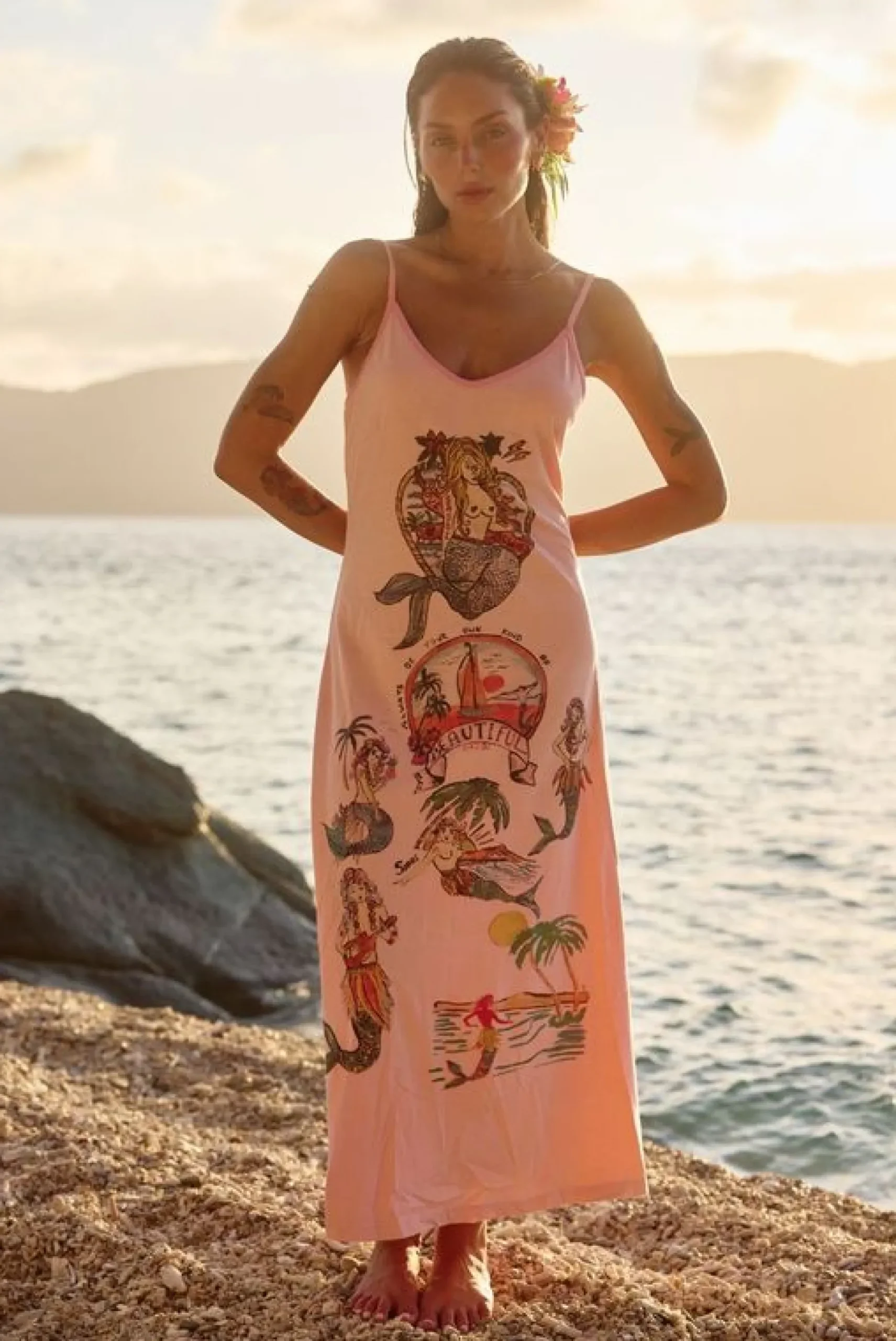 Sabbi The Love Rules Maxi Dress - Pink