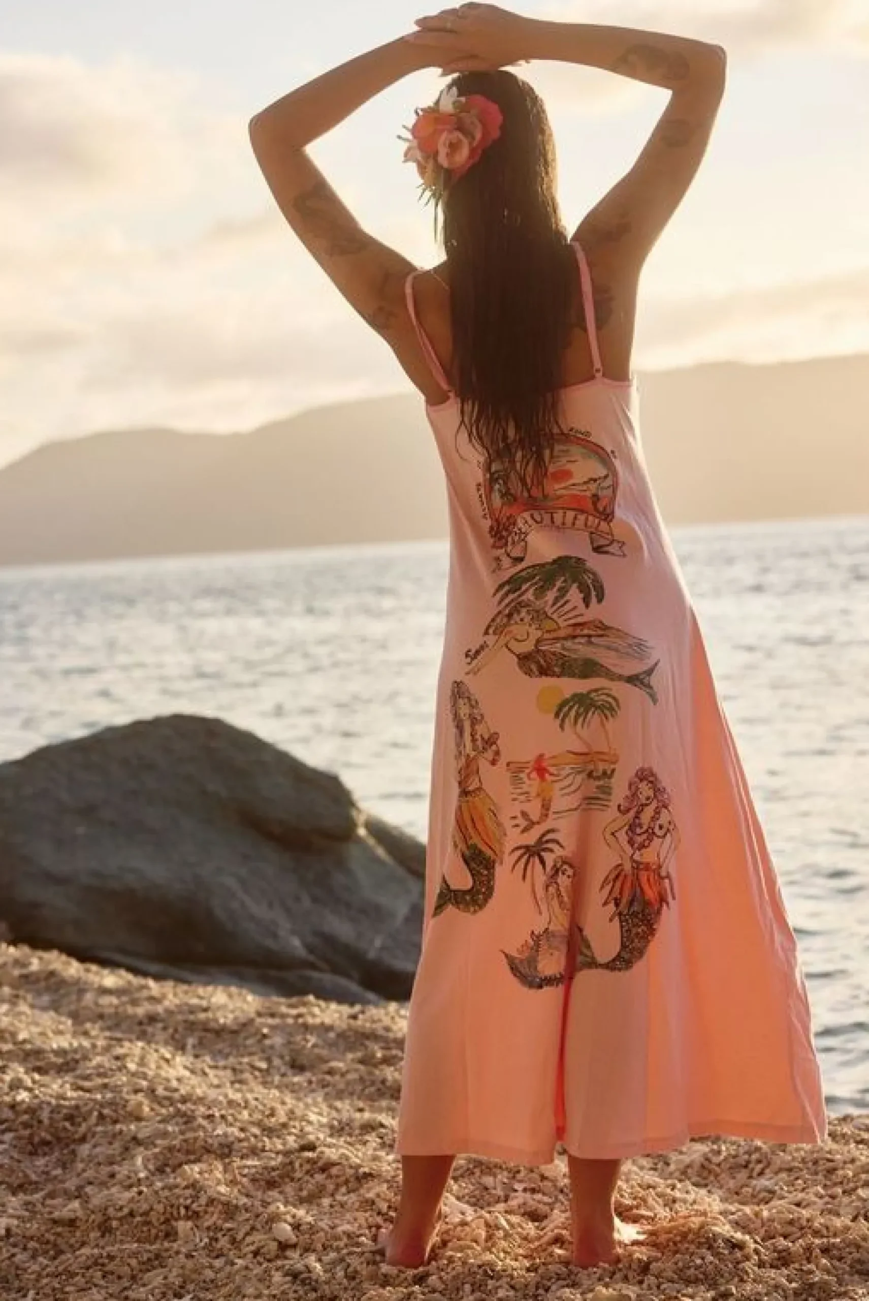Sabbi The Love Rules Maxi Dress - Pink