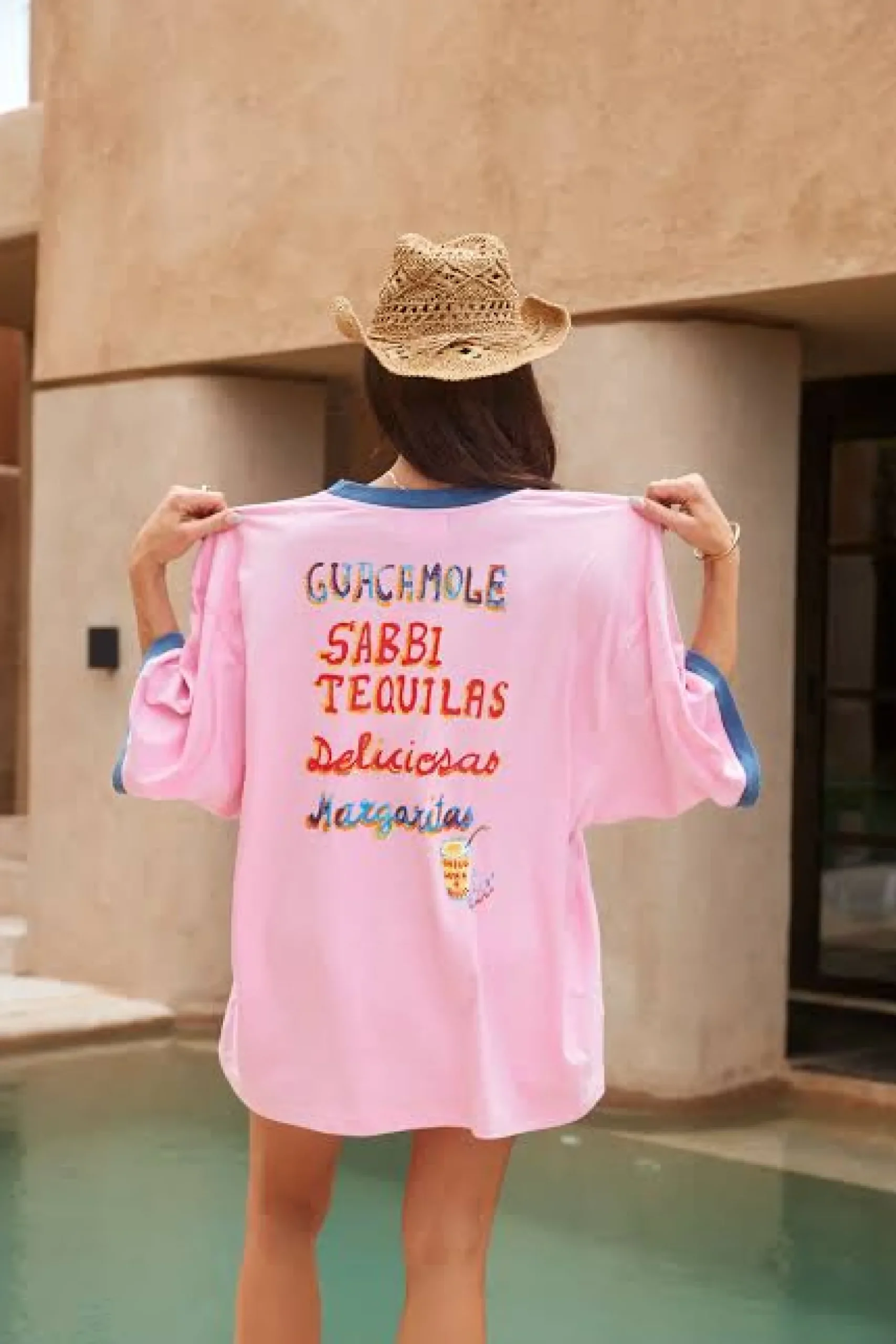 Sabbi The Tequila Made Me Do It Tee - Pink