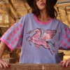 Sabbi Words Have Power Tee - Pegasus/Lilac