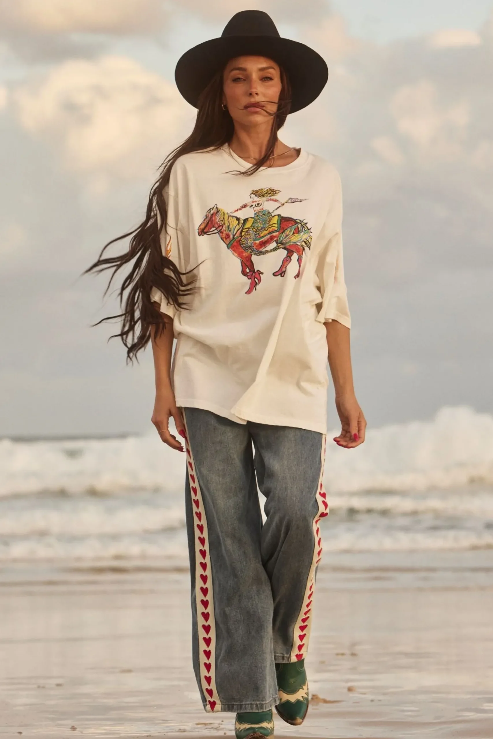 Sabbi Words Have Power Tee - Marshmallow