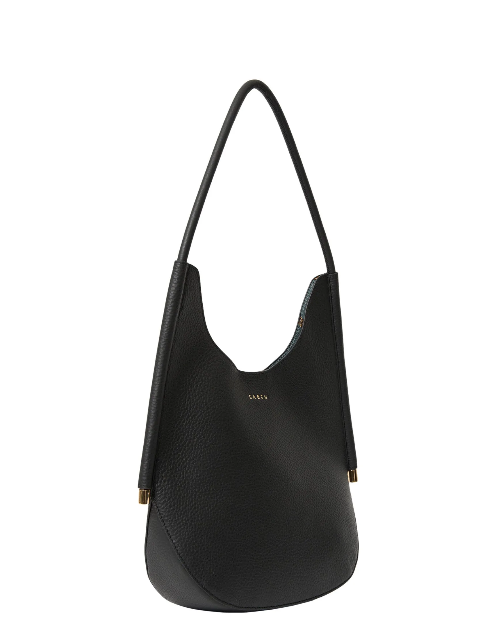 Saben Asher Shoulder Bag - Black + Bronze