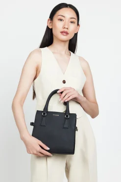 SABEN Beau Crossbody with Handles - Black