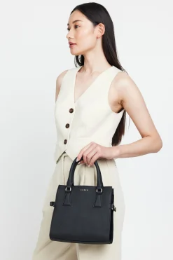 SABEN Beau Crossbody with Handles - Black