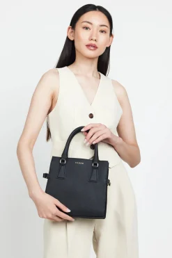 SABEN Beau Crossbody with Handles - Black