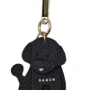 Saben Charm Keyring Didi Dog - Black