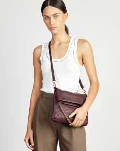 Saben Daria Shoulder Bag - Merlot Bubble