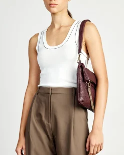 Saben Daria Shoulder Bag - Merlot Bubble