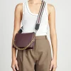 Saben Feature Strap Webbing - Black + White + Merlot