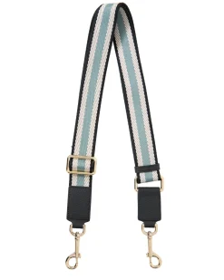 Saben Feature Strap Webbing - Black + White + Duck Egg
