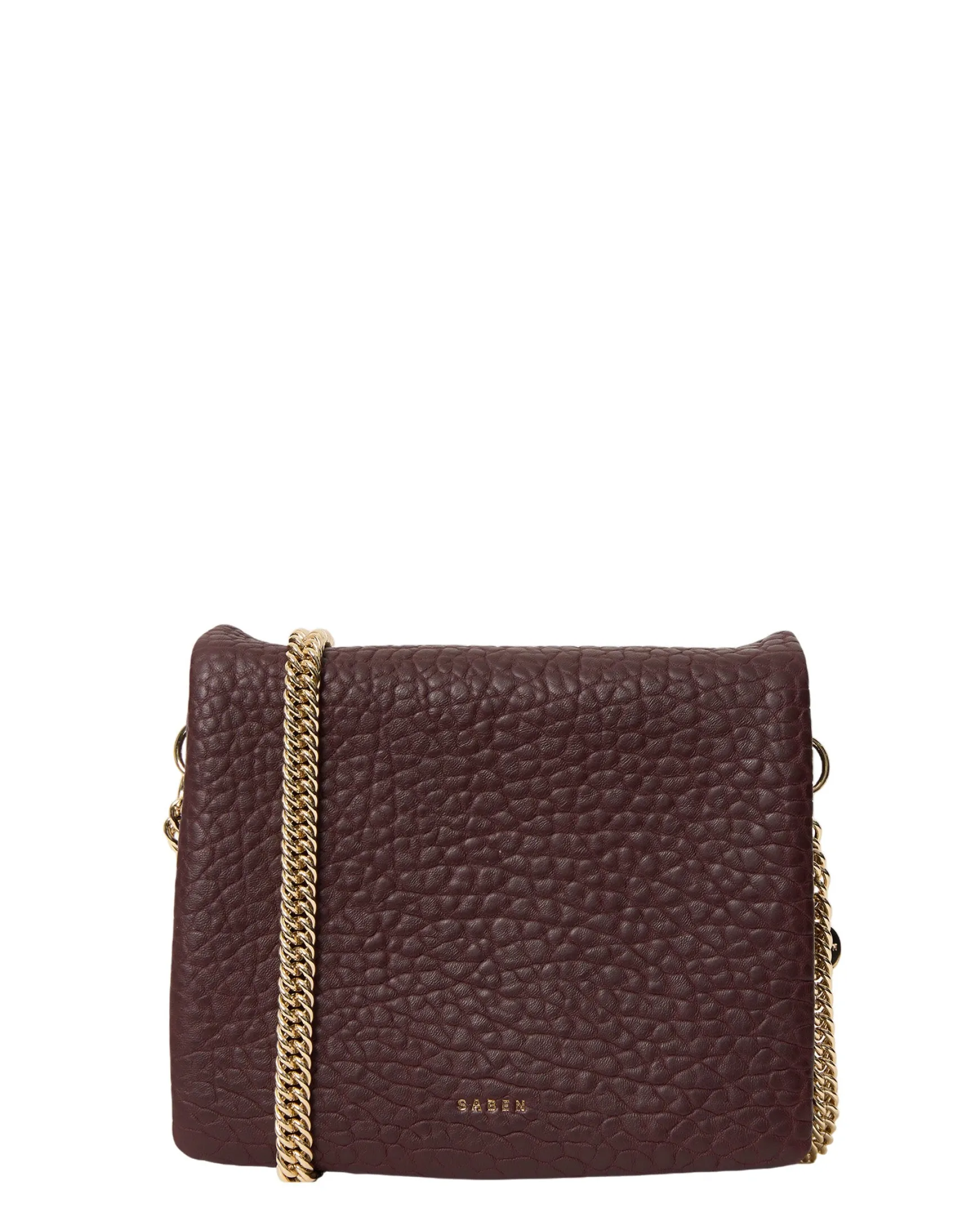 Saben Fox Crossbody - Merlot Bubble