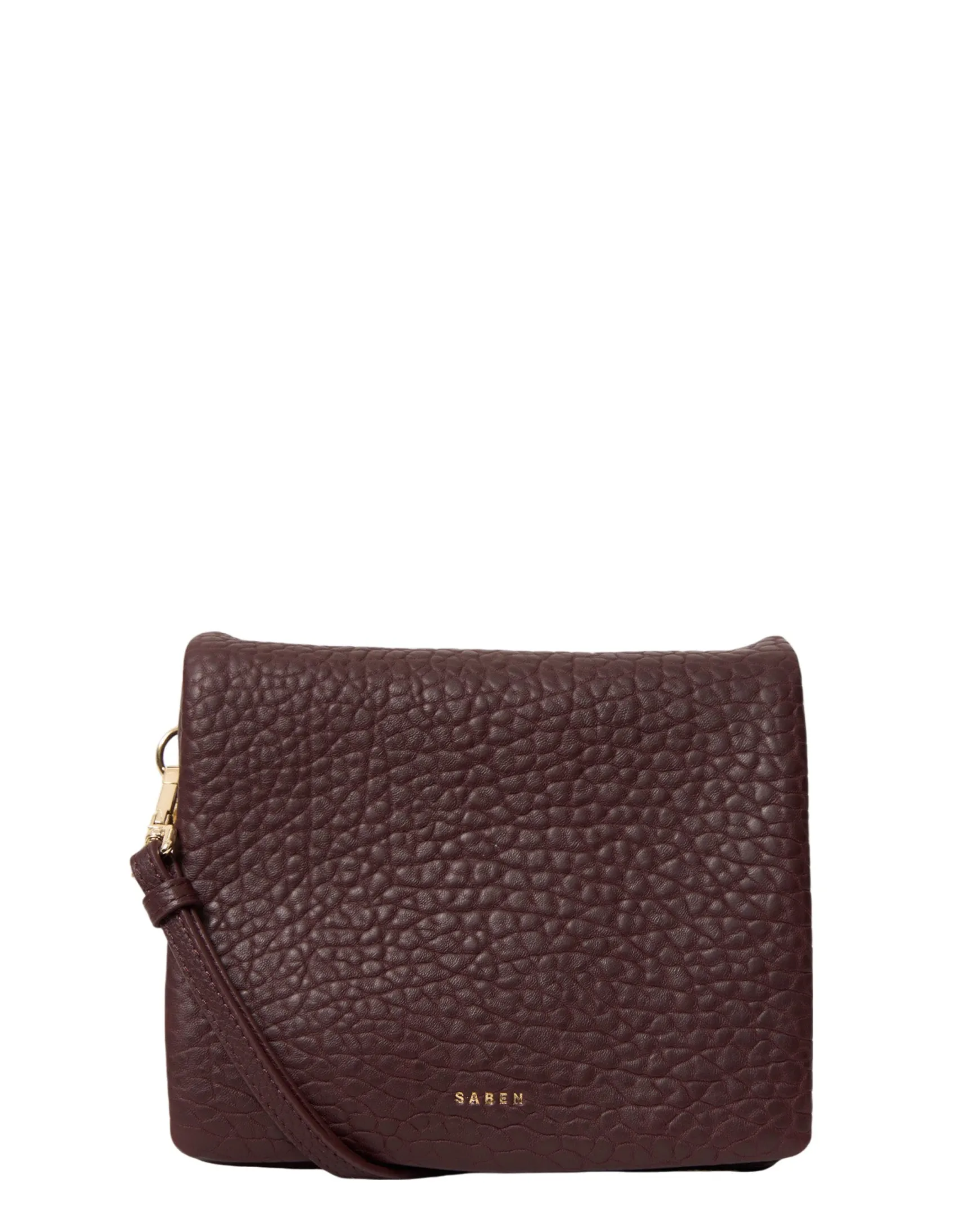 Saben Fox Crossbody - Merlot Bubble