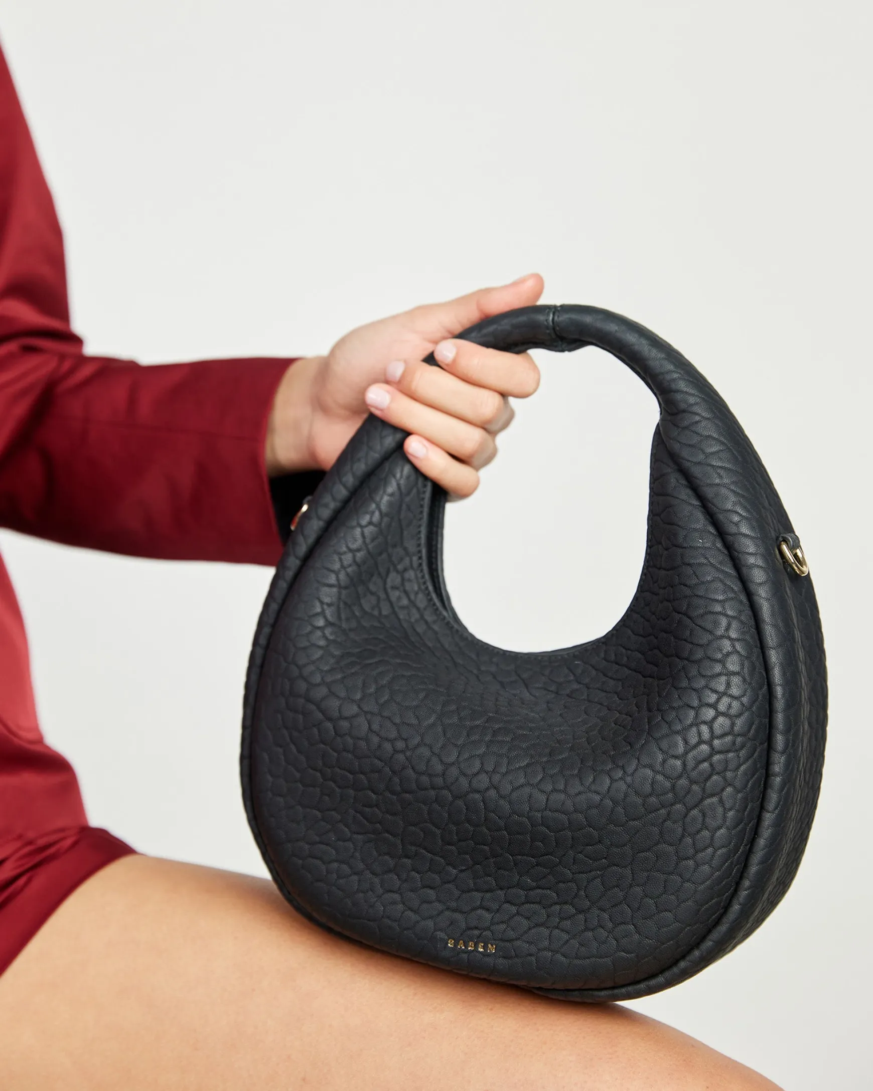 Saben Halle Mini Bag - Black Bubble