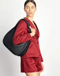 Saben Hana Shoulder Bag - Black Bubble