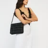 Saben Matilda Shoulder Bag - Black Woven