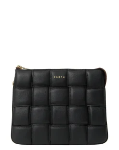 Saben Matilda Shoulder Bag - Black Woven