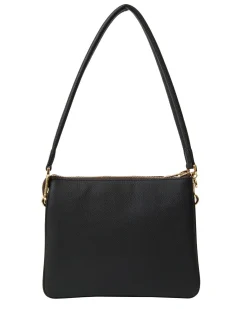 Saben Matilda Shoulder Bag - Black Woven
