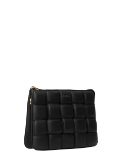 Saben Matilda Shoulder Bag - Black Woven