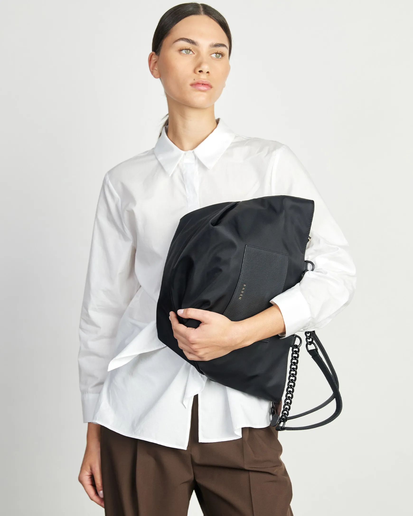 Saben Paris Tote - Black Recycled Nylon