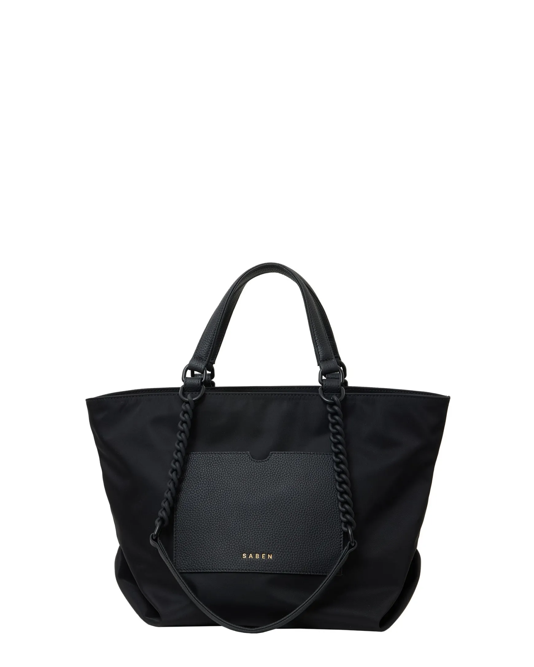 Saben Paris Tote - Black Recycled Nylon