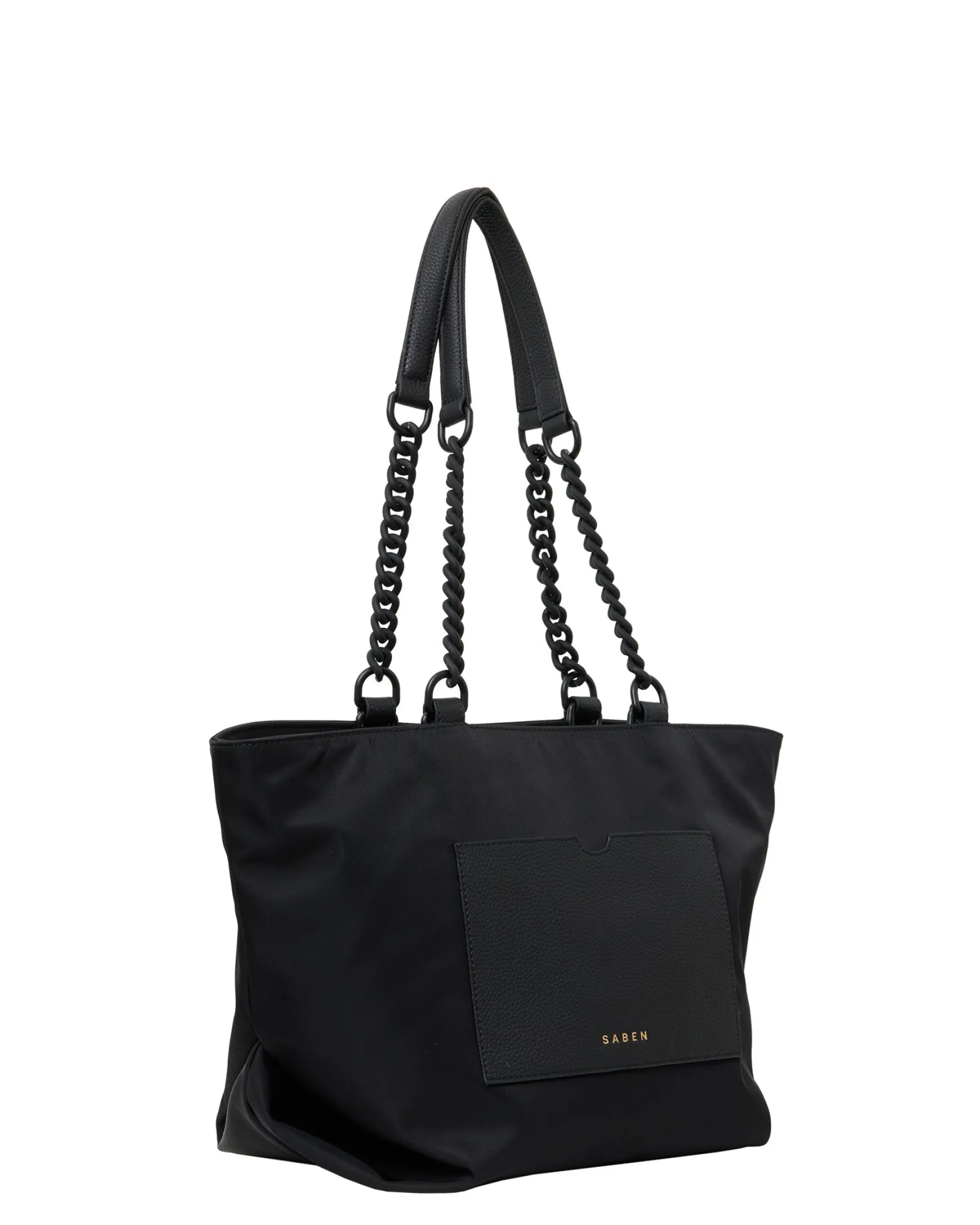 Saben Paris Tote - Black Recycled Nylon