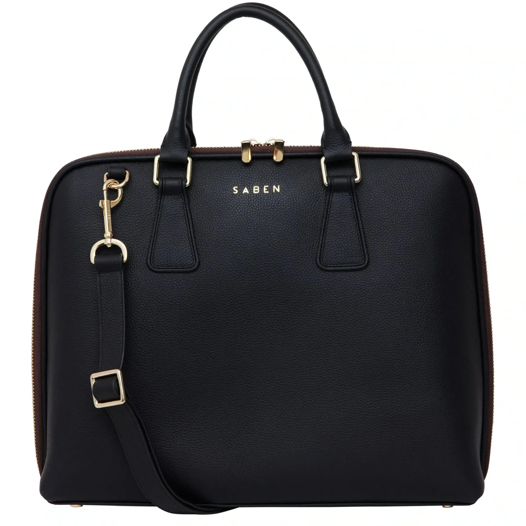 SABEN Parker Briefcase - Black