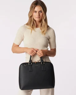 SABEN Parker Briefcase - Black