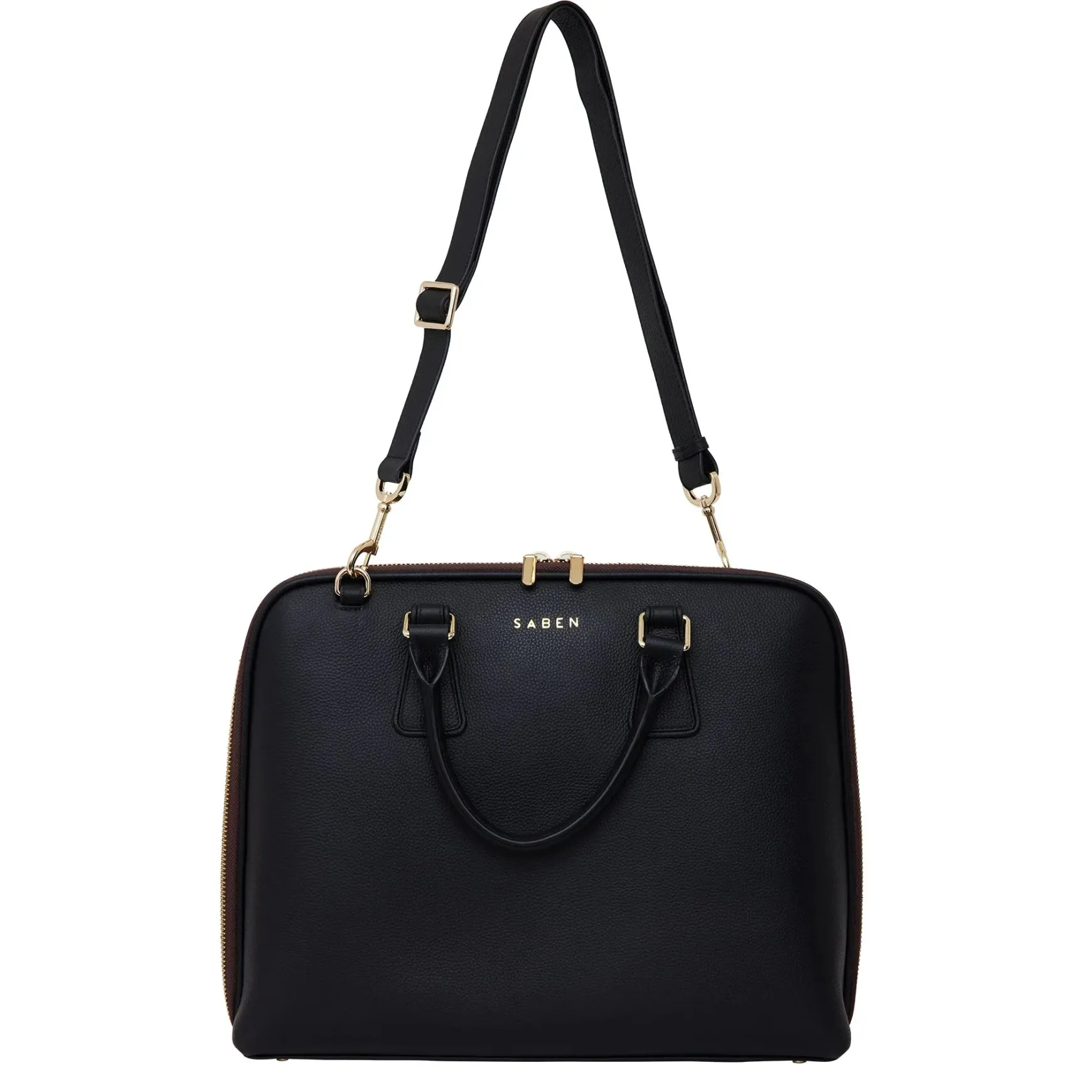 SABEN Parker Briefcase - Black