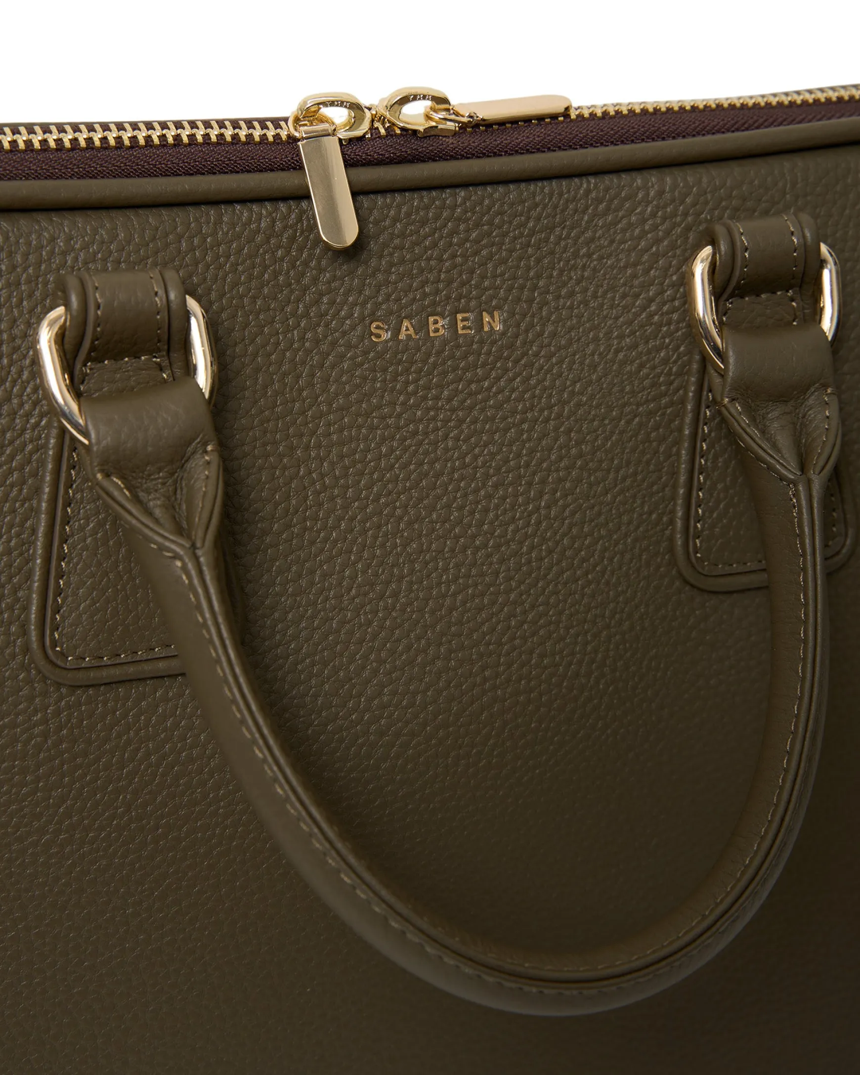 Saben Parker Briefcase - Rosemary